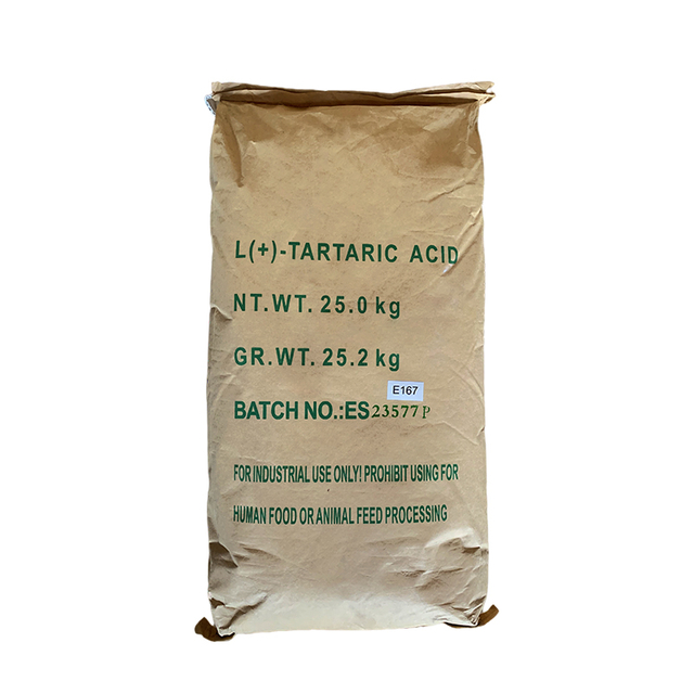 Food And Industrial Grade L+ Tartaric Acid Food Additives Retarders